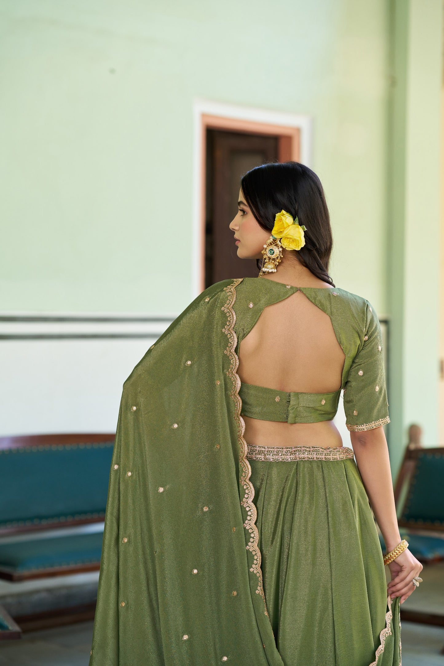 Glimmer Royale Embroidered Lehenga Set