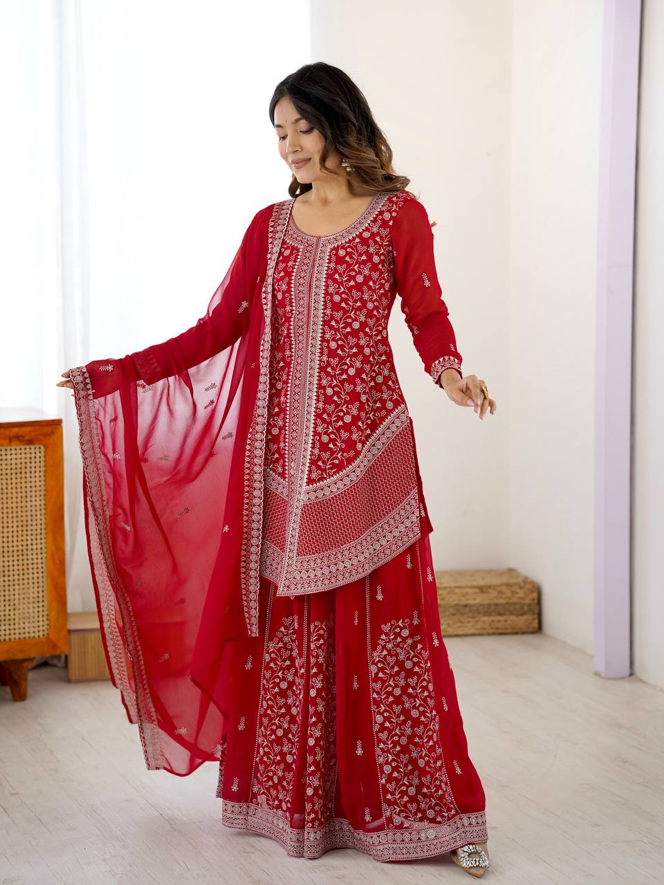 Premium Brand Wear Collection Featuring Real-Model Photography – Elegant Festive and Party Outfit