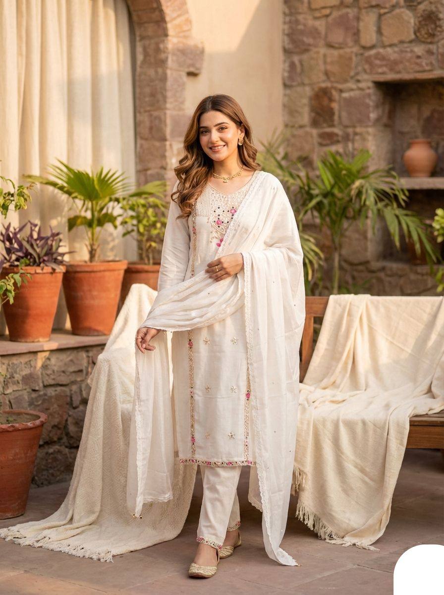 Pure Roman Silk Suit