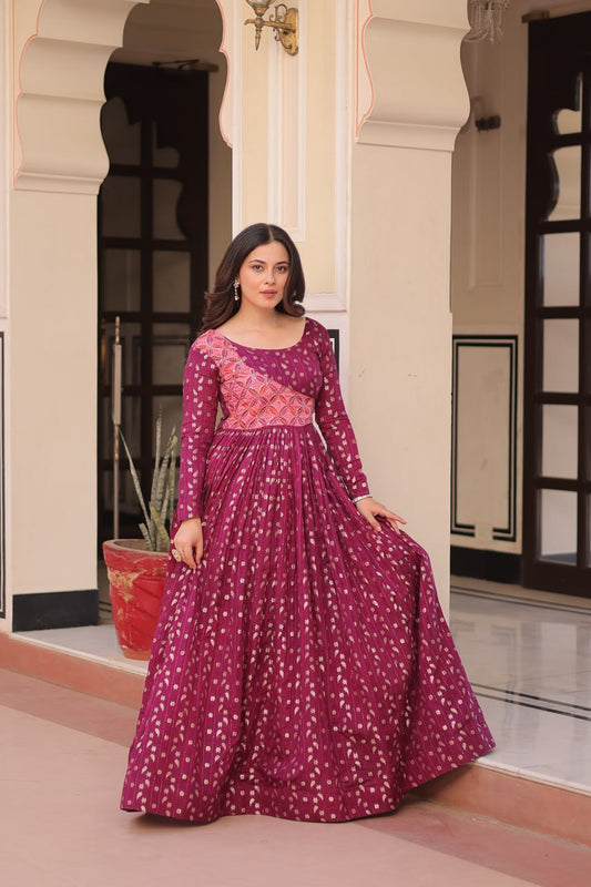 Weave Elegance Gown