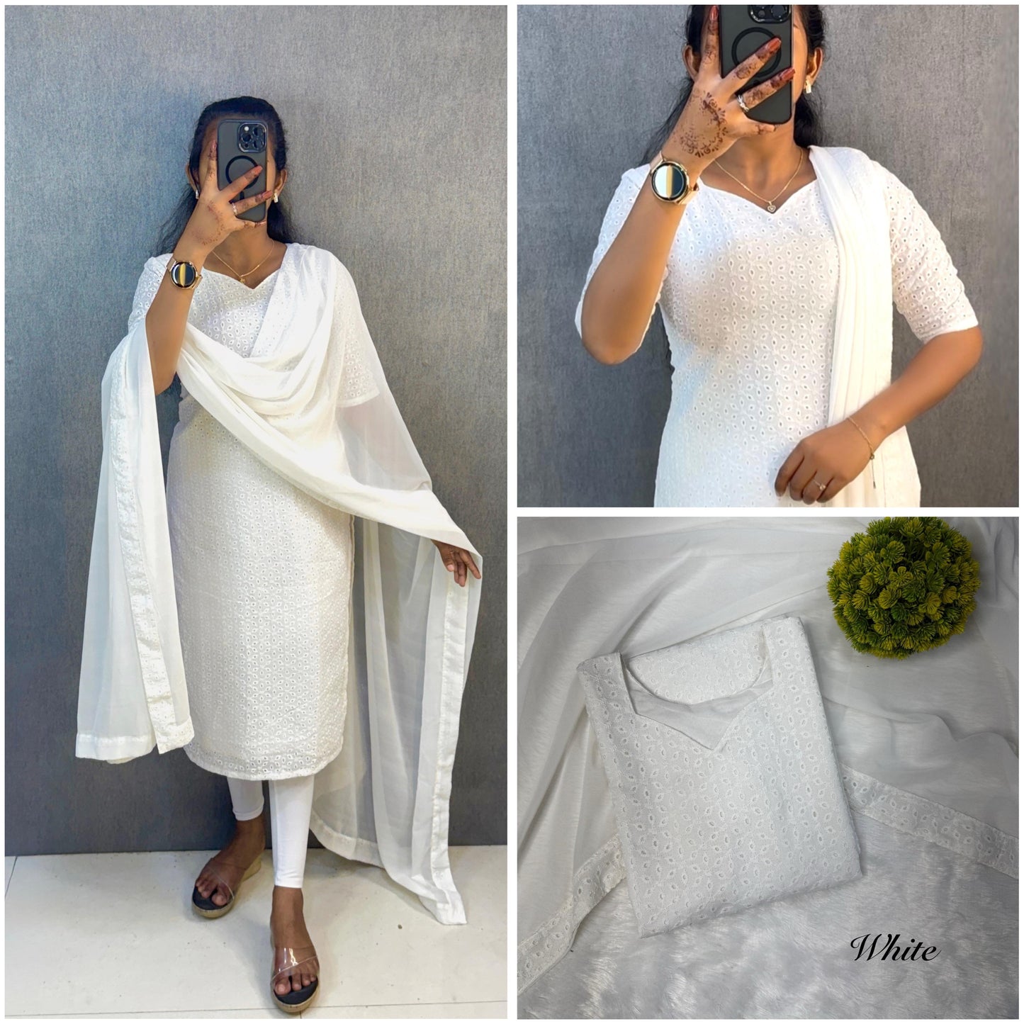 Premium Hakoba Cotton Kurti with Dupatta – 6 Vibrant Colors