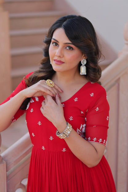 Elegant Readymade Gown - Designer Collection