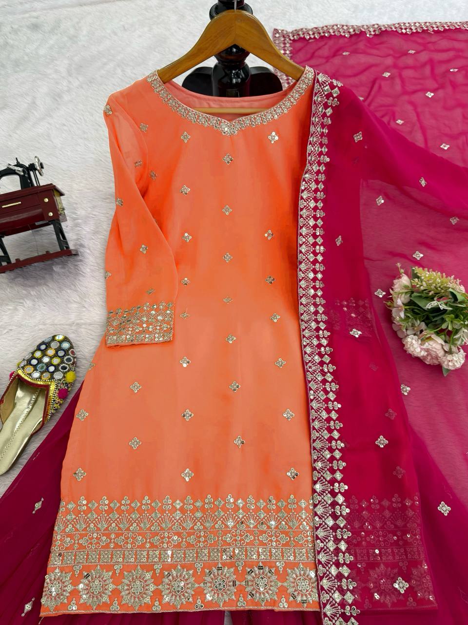 Premium Designer SP Series Ensemble – Real-Model Showcase by RangBhoomi