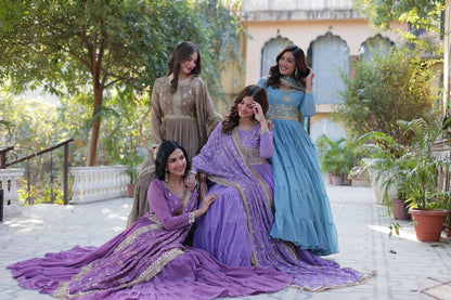 Full Flair Gown: Indian Wedding & Party Wear