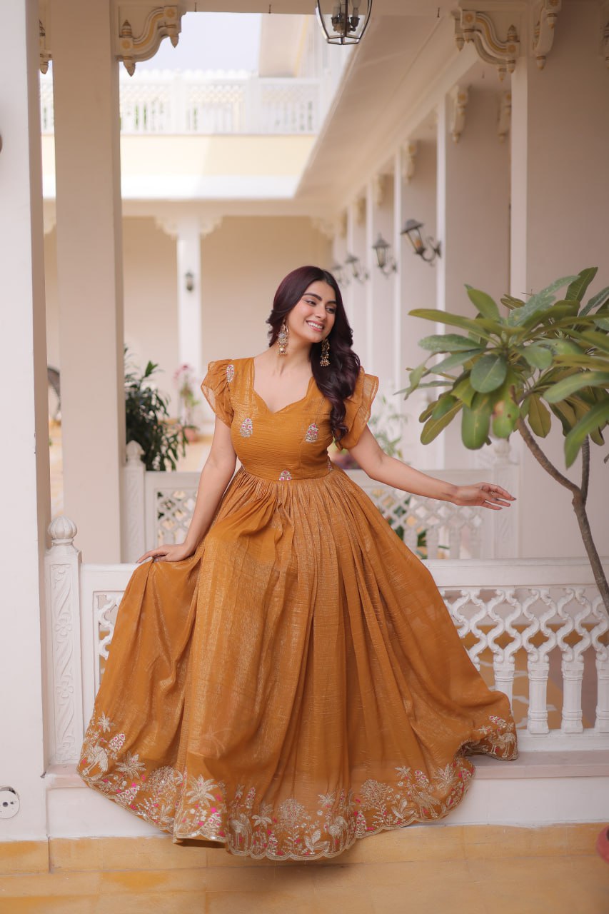 RangBhoomi Premium Designer Ready-Made Gown Collection