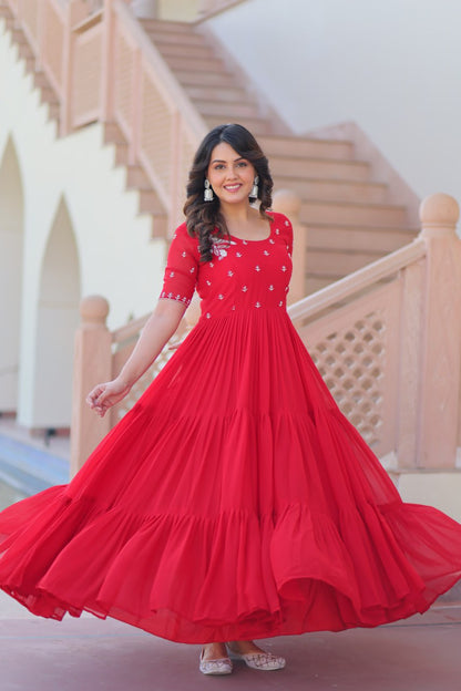 Elegant Readymade Gown - Designer Collection