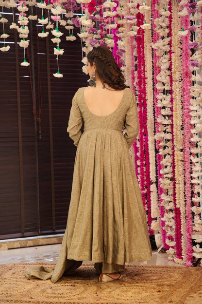 Silver Bandhani Suit - Shine Brighter