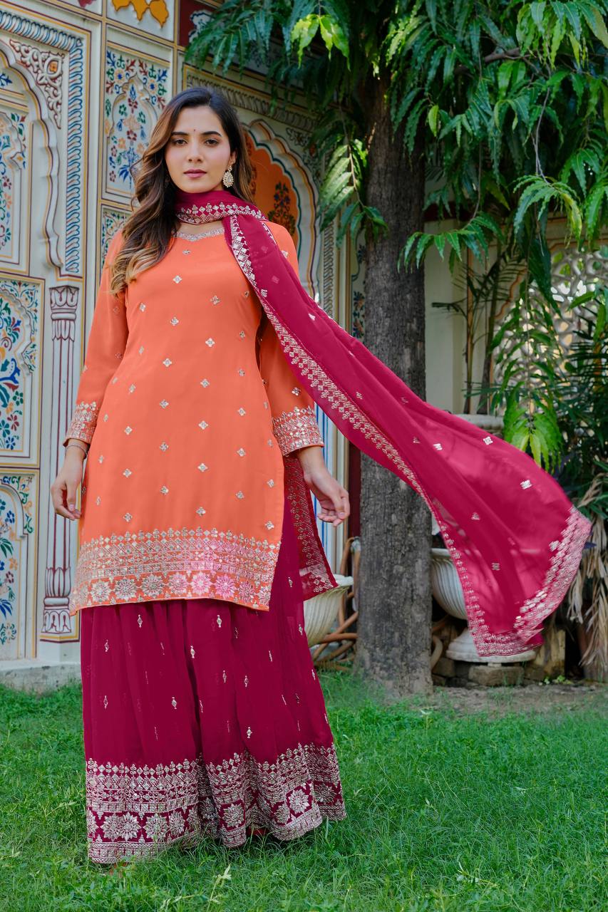 Premium Designer SP Series Ensemble – Real-Model Showcase by RangBhoomi