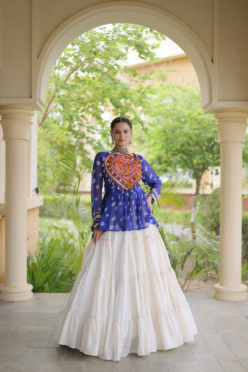RangBhoomi Navratri Lehenga Choli Collection 2026 – Full-Stitched Festive Set