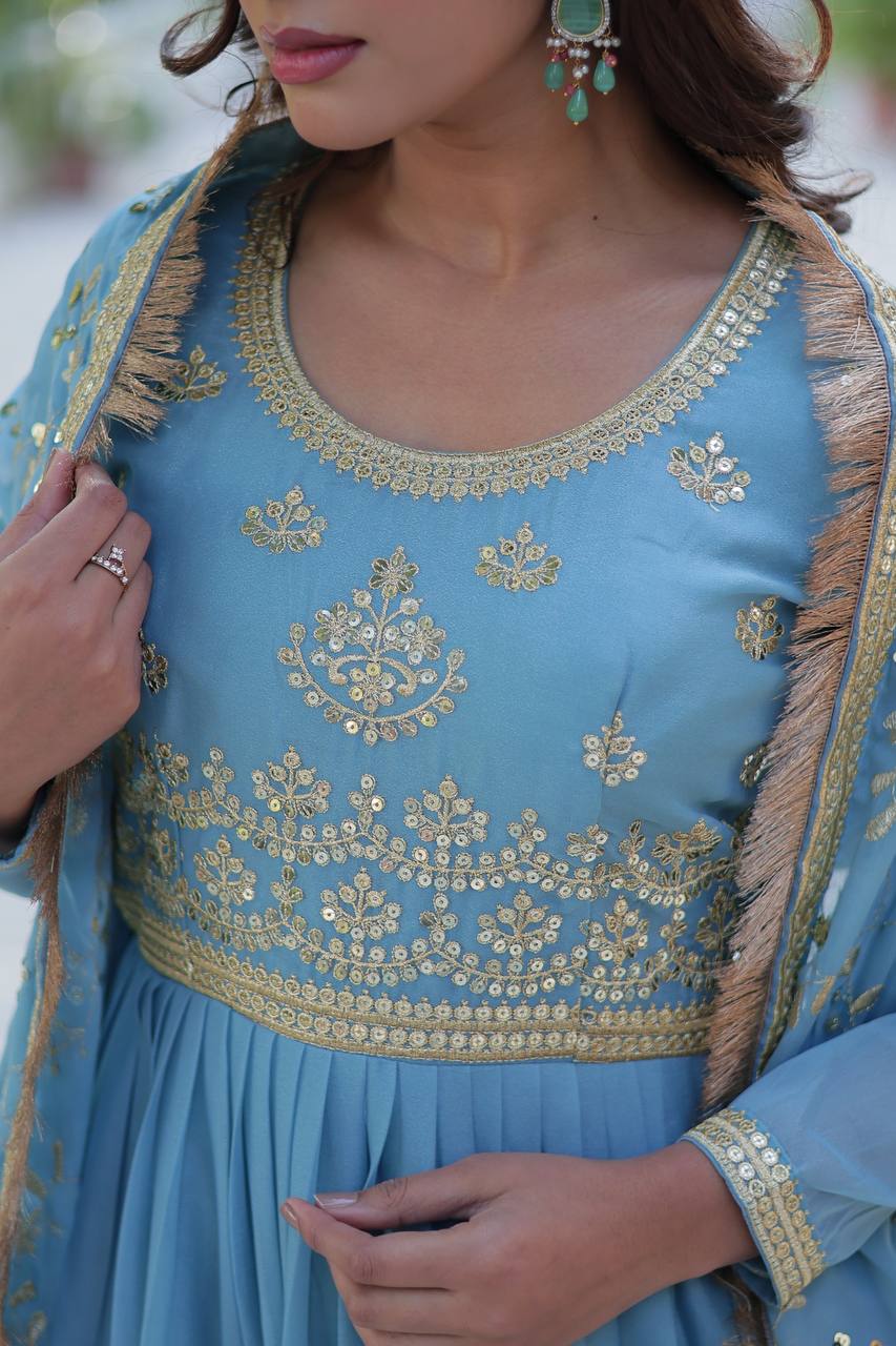 Full Flair Gown: Indian Wedding & Party Wear