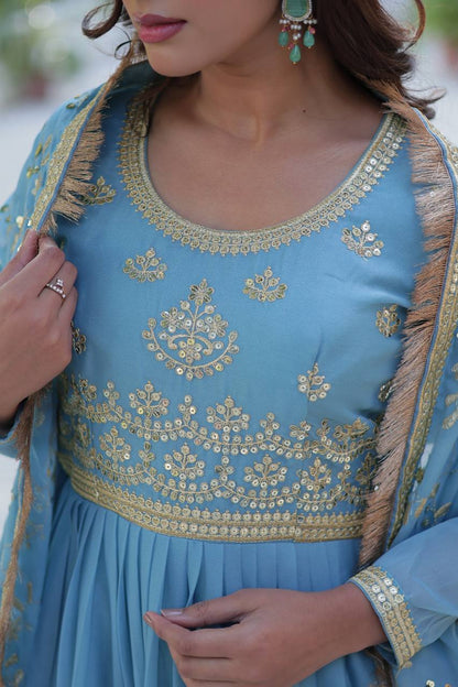 Full Flair Gown: Indian Wedding & Party Wear