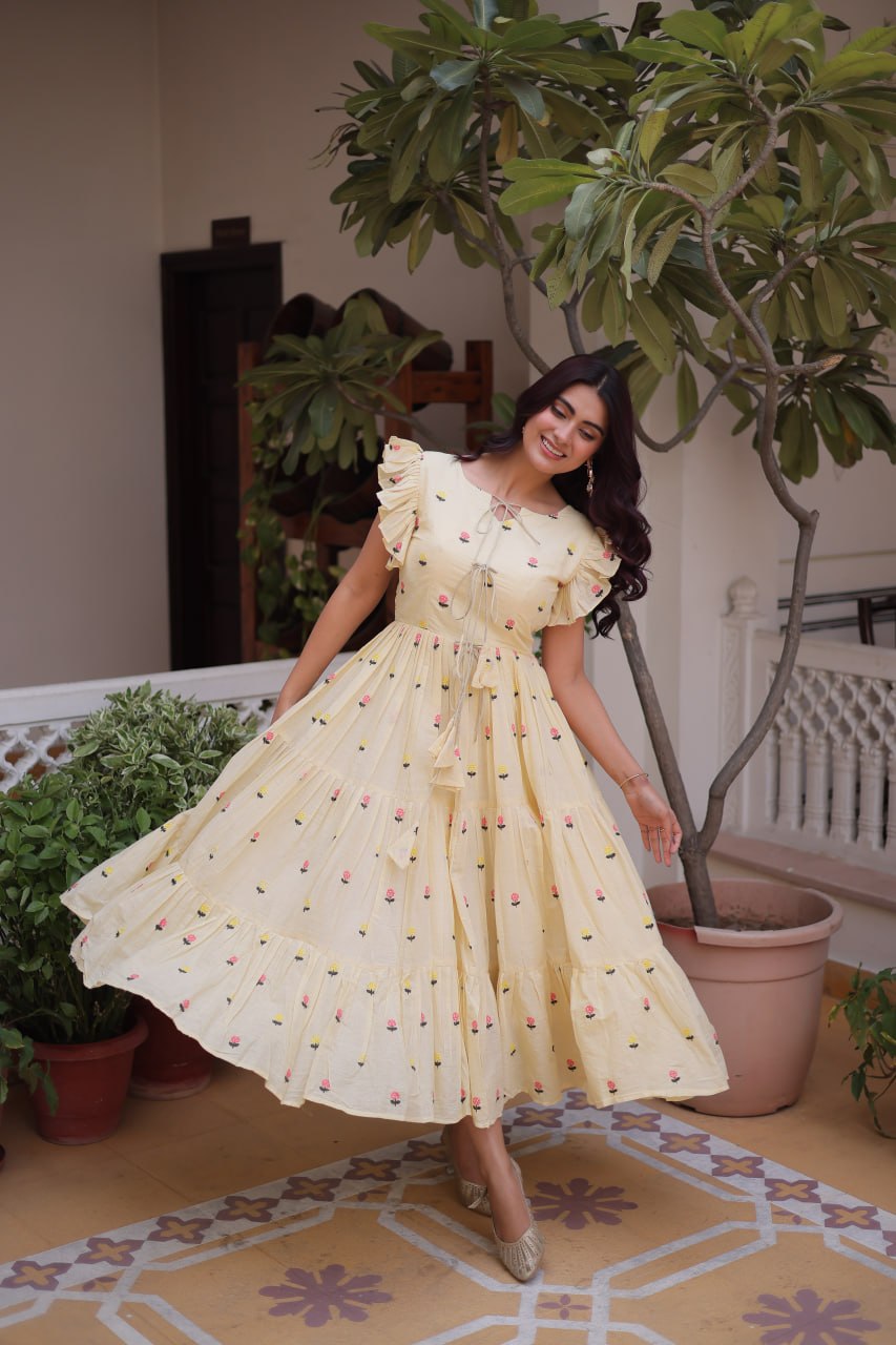 RangBhoomi Premium Designer Ready-Made Cotton Embroidered Kurti Collection 2026