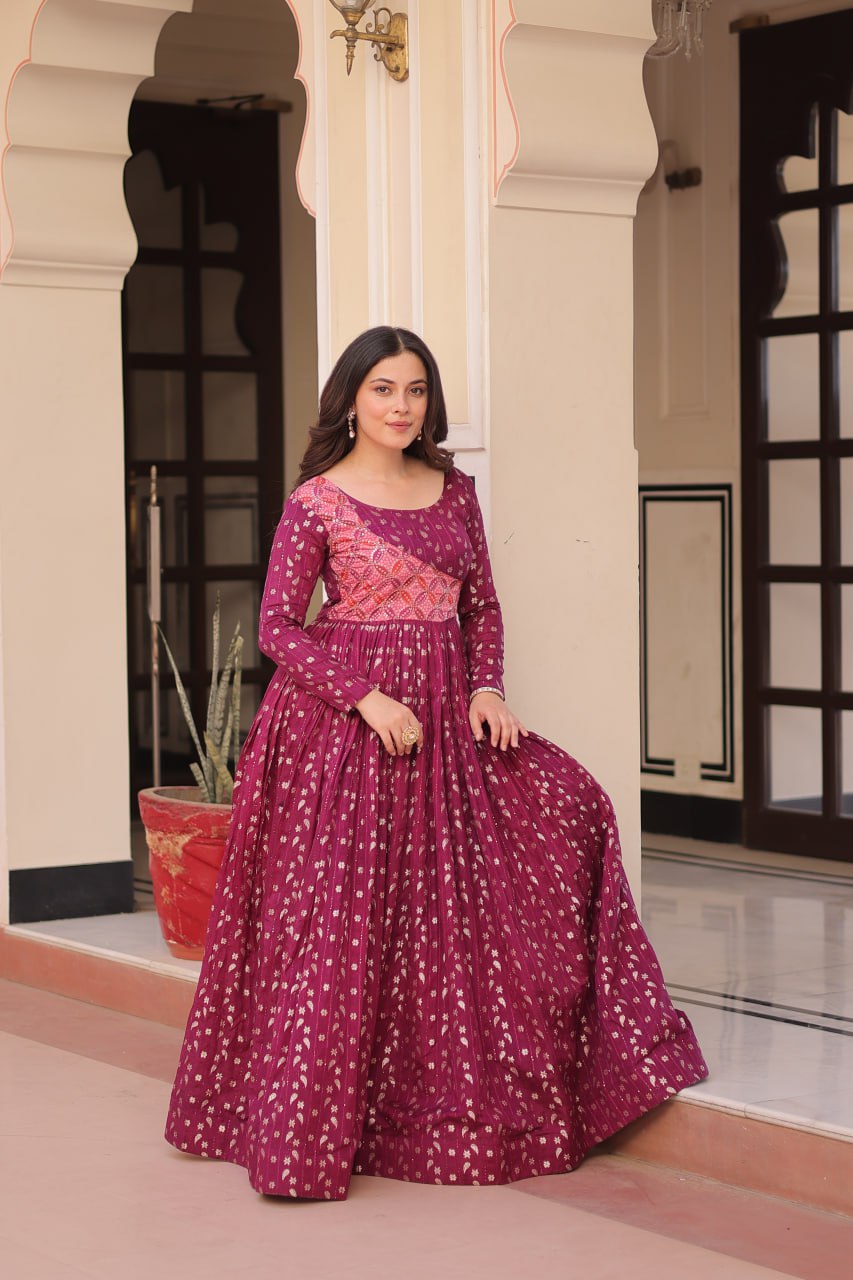 Weave Elegance Gown