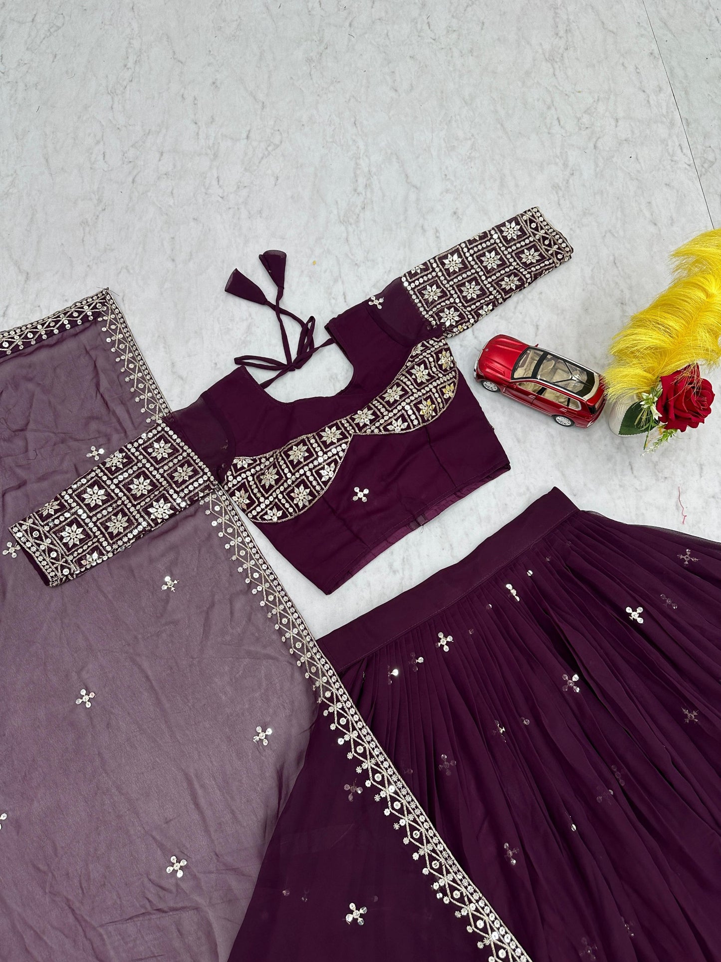 Exclusive Wedding Special Lehenga Choli by Tapi Creation – Elegant Fox Georgette Ensemble