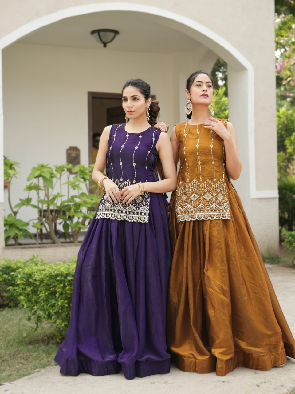 Premium Beads Embroidered Jacket-Lehenga Sets ✨