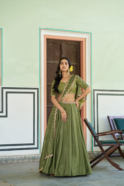 Glimmer Royale Embroidered Lehenga Set