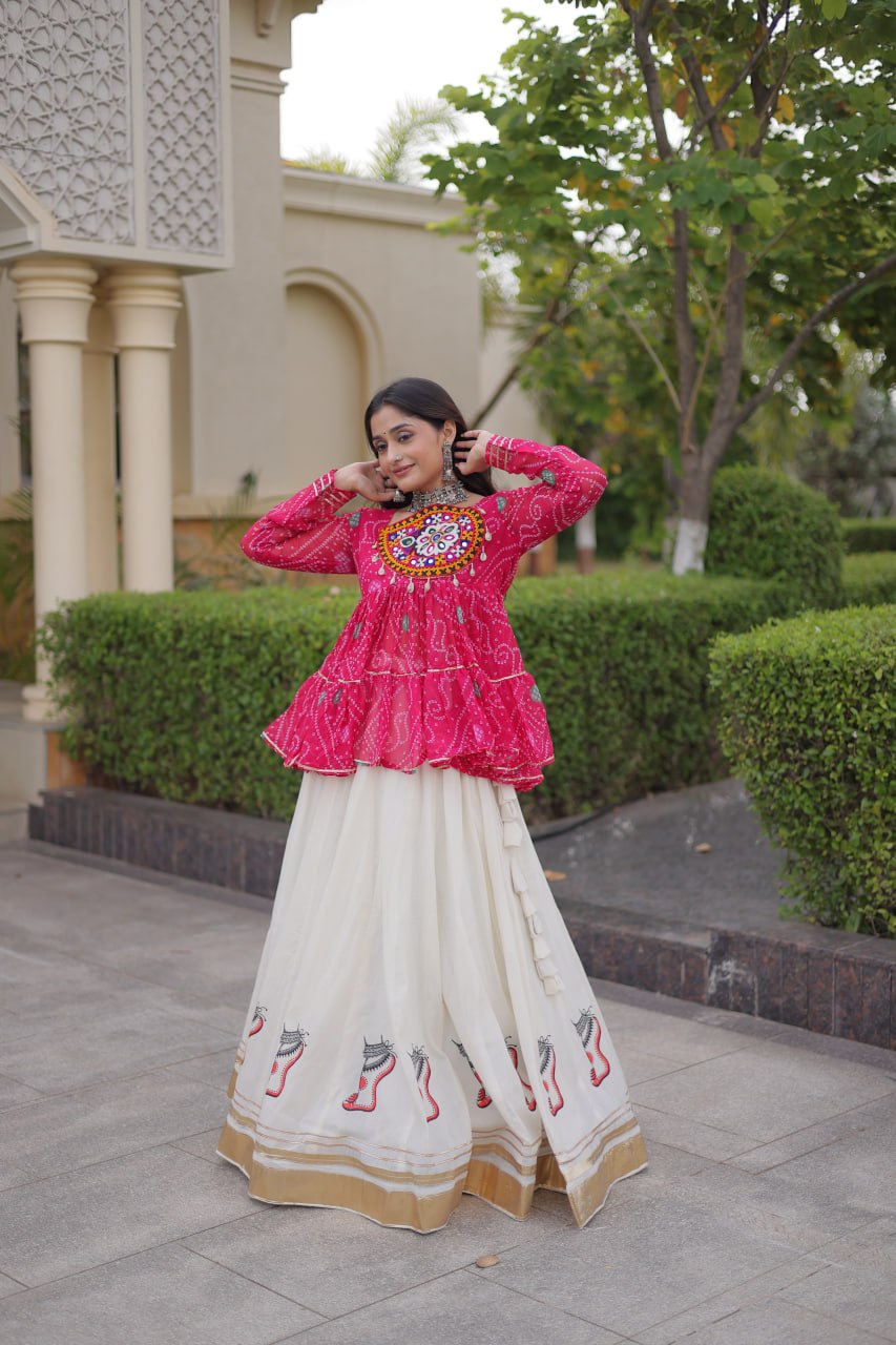 RangBhoomi Navratri Lehenga Choli Collection 2026 - Festive Full-Stitched Set