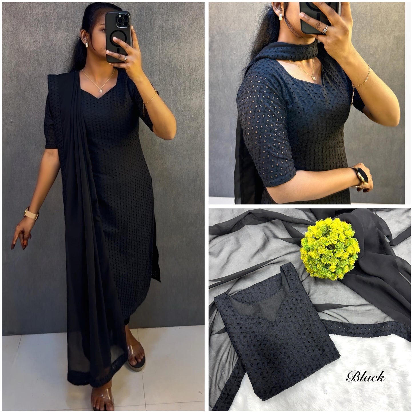 Premium Hakoba Cotton Kurti with Dupatta – 6 Vibrant Colors