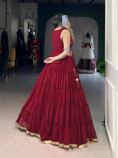 RangBhoomi Navratri 2026 Elegant Feather-Light Lehenga Set
