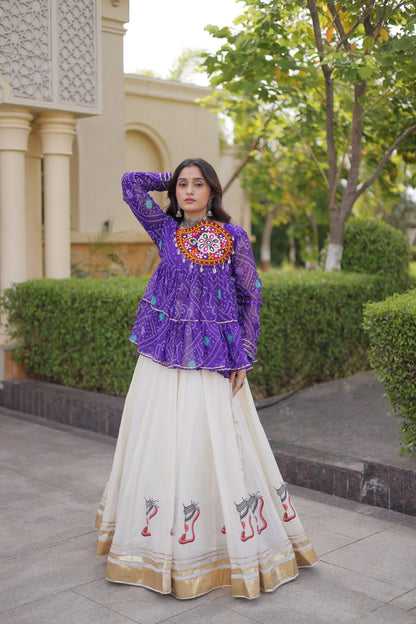 RangBhoomi Navratri Lehenga Choli Collection 2026 - Festive Full-Stitched Set