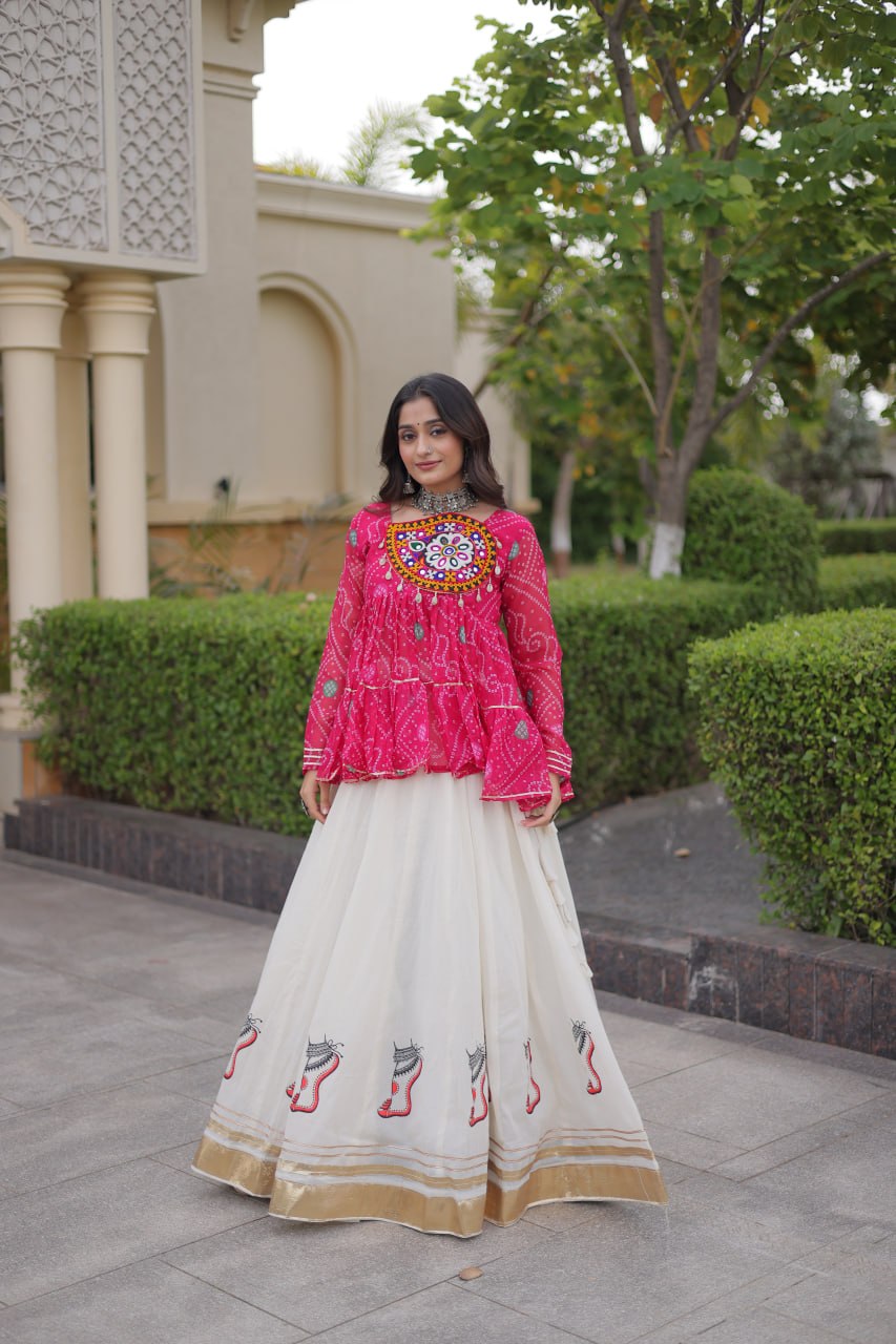 RangBhoomi Navratri Lehenga Choli Collection 2026 - Festive Full-Stitched Set