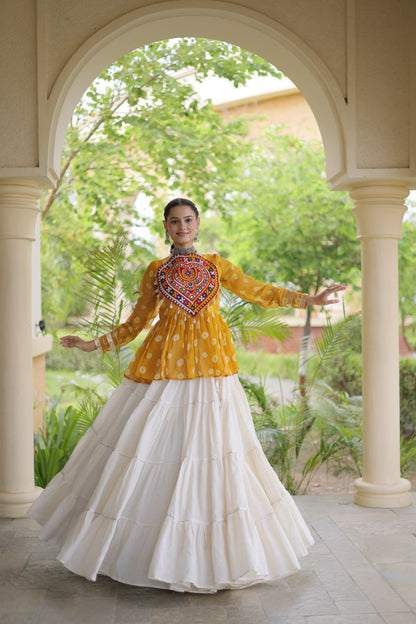 RangBhoomi Navratri Lehenga Choli Collection 2026 – Full-Stitched Festive Set