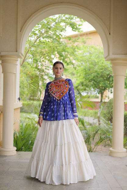RangBhoomi Navratri Lehenga Choli Collection 2026 – Full-Stitched Festive Set