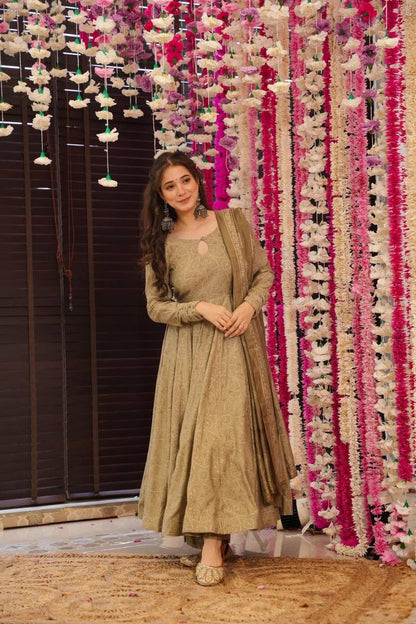 Silver Bandhani Suit - Shine Brighter