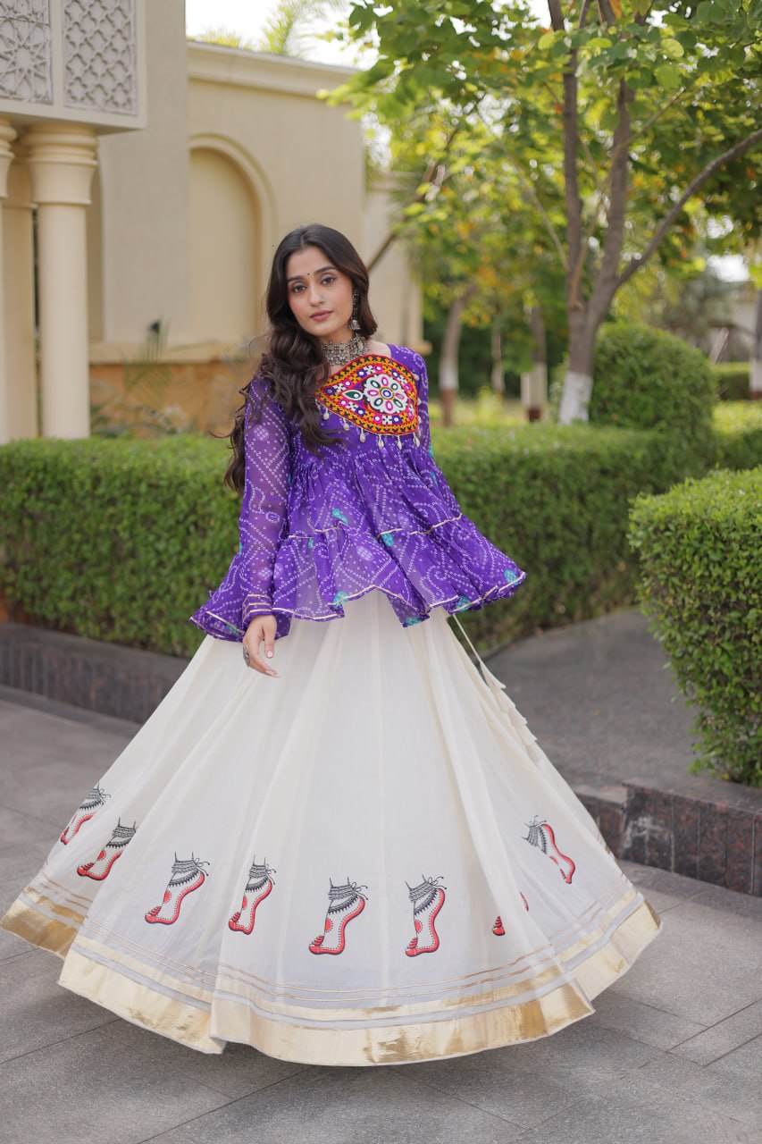RangBhoomi Navratri Lehenga Choli Collection 2026 - Festive Full-Stitched Set