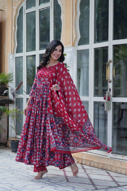 Premium Ready-Made Kurti with Pant & Dupatta Set
