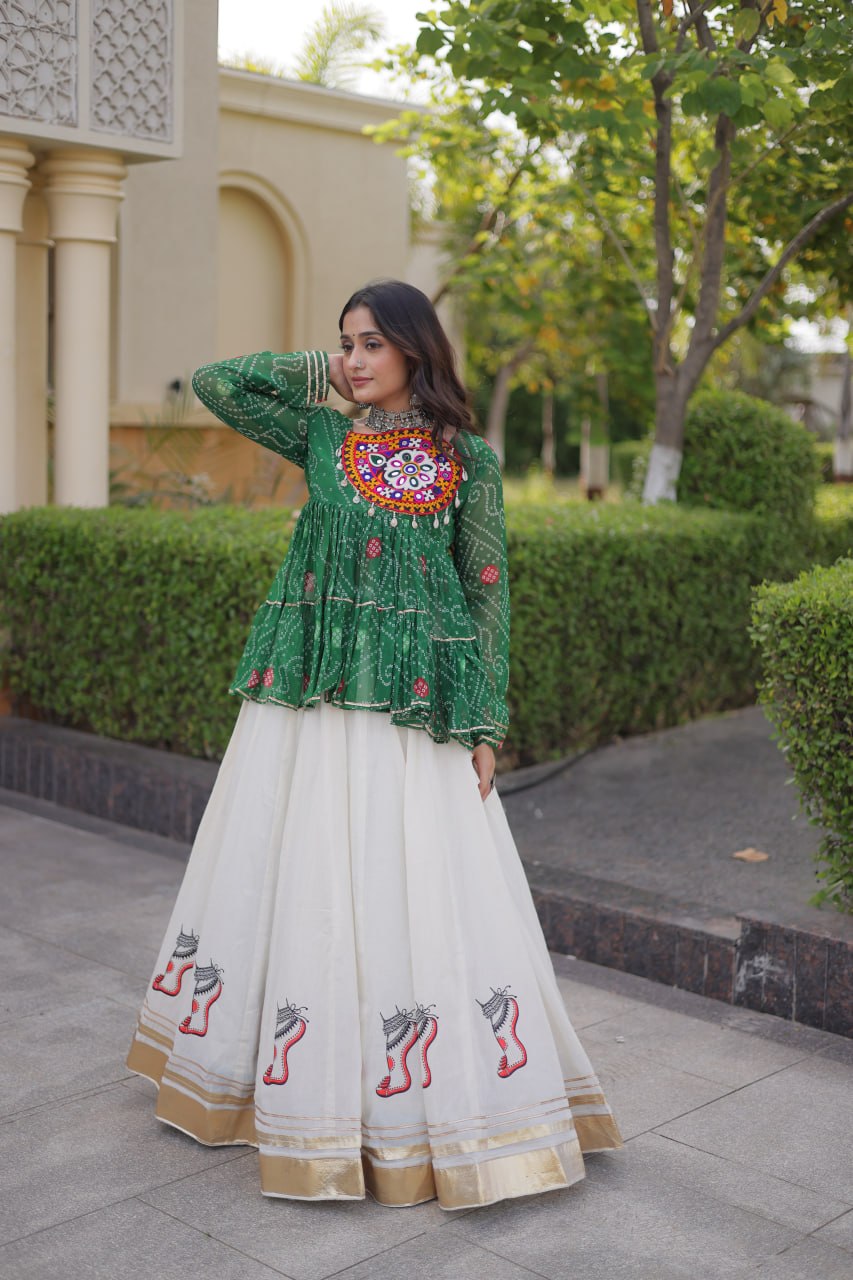 RangBhoomi Navratri Lehenga Choli Collection 2026 - Festive Full-Stitched Set