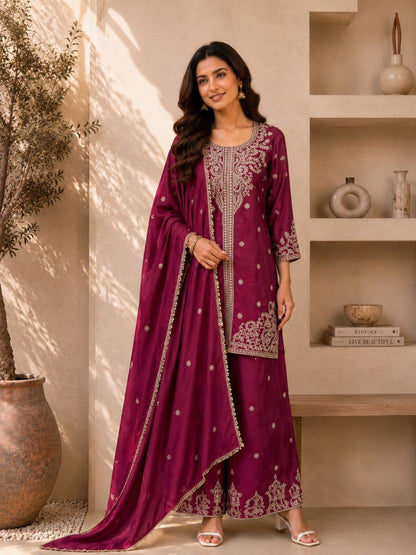 RangBhoomi Exclusive Designer Festival Wear Collection with Premium Embroidered Rangoli Crush Fabric