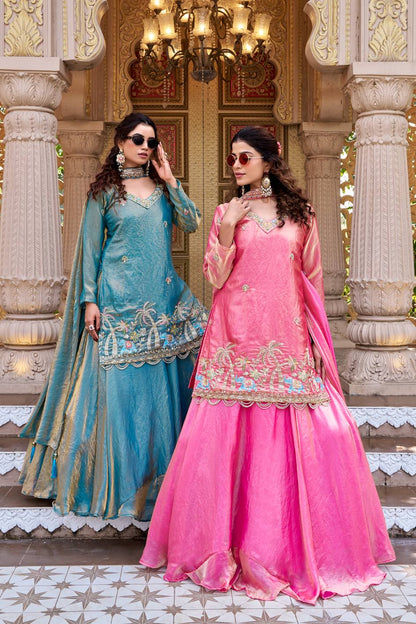 RangBhoomi Exclusive Festival Collection: Elegant Lehenga Choli with Heavy Embroidery