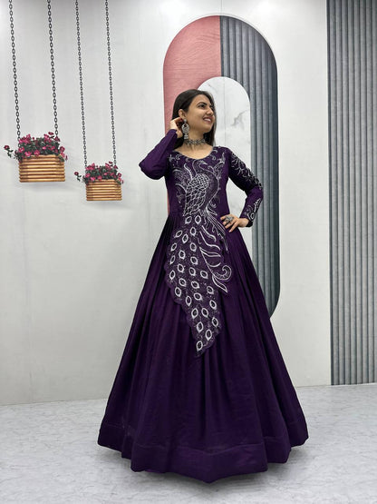 Launching Embroidered Gown