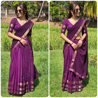 RangBhoomi Elegant Kanjivaram Silk Lehenga Set with Georgette Dupatta and Zari Weaving