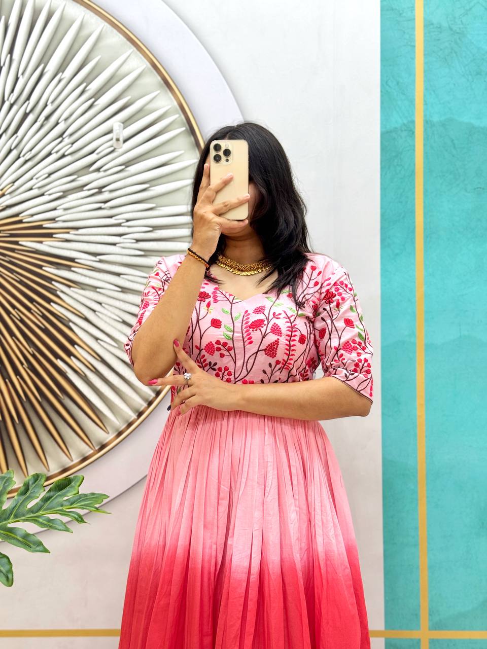Summer Charm Cotton Frock Gown - Rangbhoomi