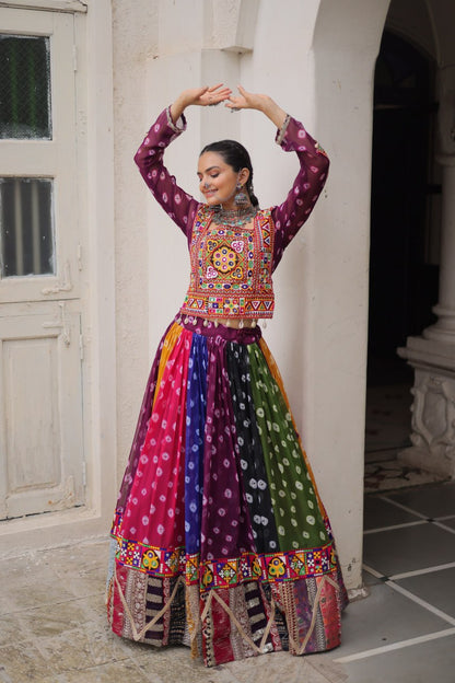 RangBhoomi Navratri Lehenga Choli - Georgette Printed Festive Set