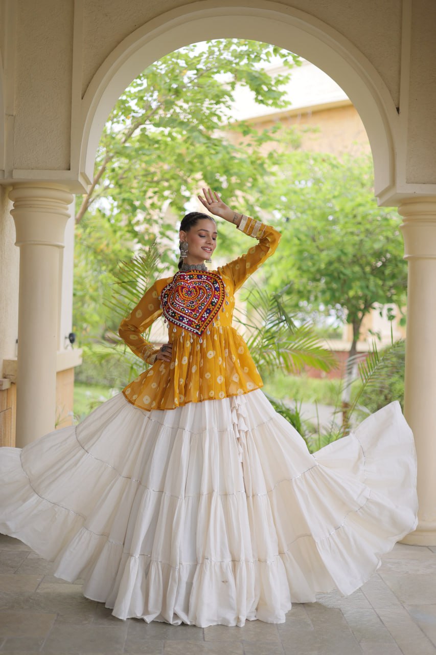 RangBhoomi Navratri Lehenga Choli Collection 2026 – Full-Stitched Festive Set