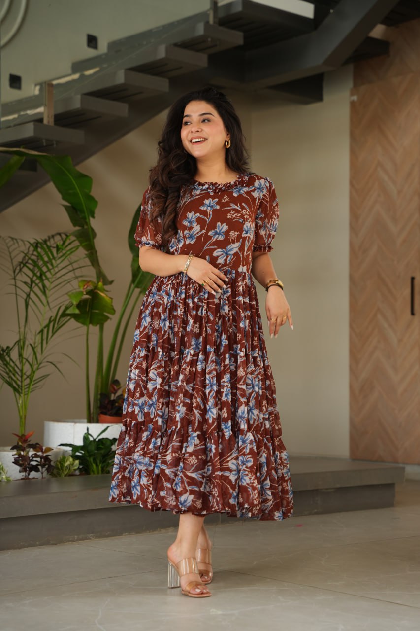 Graceful Bloom Gown