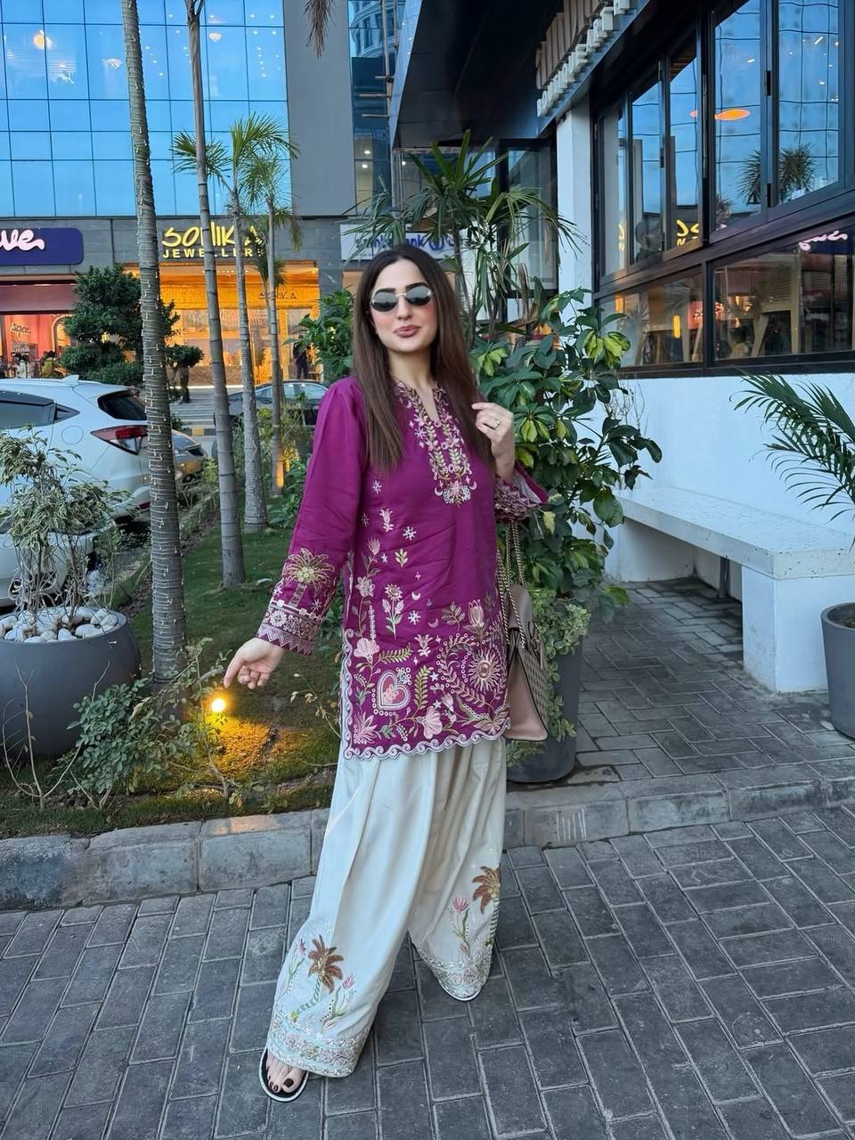 Stylish and Comfortable Designer Embroidered Co-Ord Set for Summer by RangBhoomi