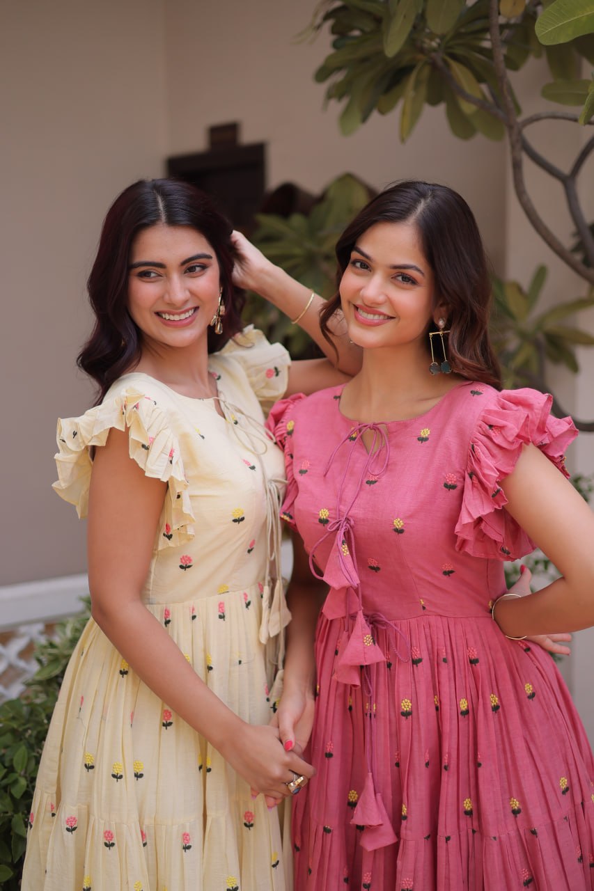 RangBhoomi Premium Designer Ready-Made Cotton Embroidered Kurti Collection 2026