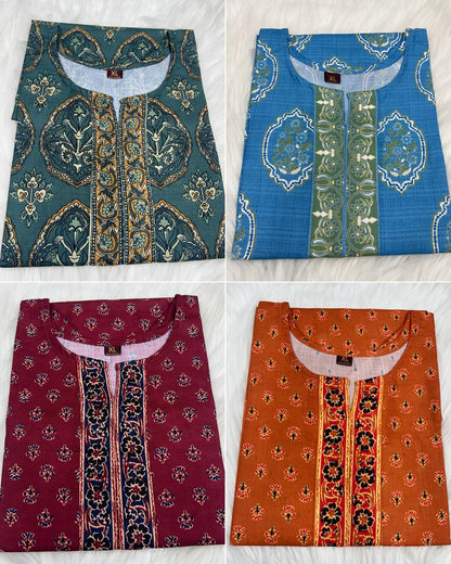 Blush - Office Wear Pure Cotton Kurti