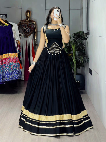 RangBhoomi Ethnic Women Lehenga with Fancy Top — Festive Navratri & Dandiya Set