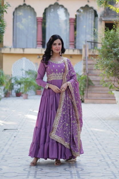 Full Flair Gown: Indian Wedding & Party Wear