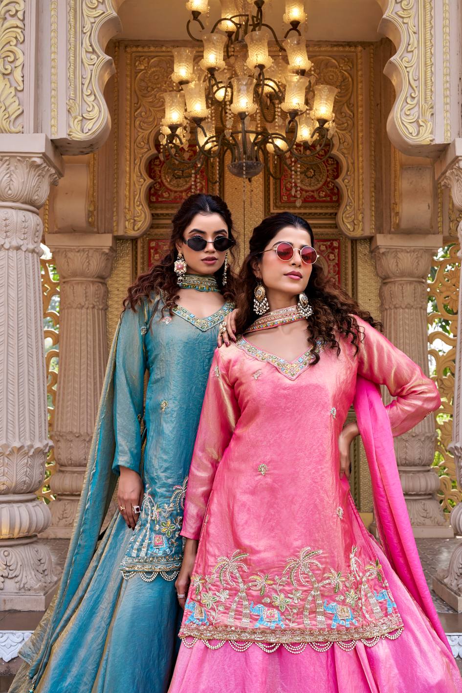 RangBhoomi Exclusive Festival Collection: Elegant Lehenga Choli with Heavy Embroidery