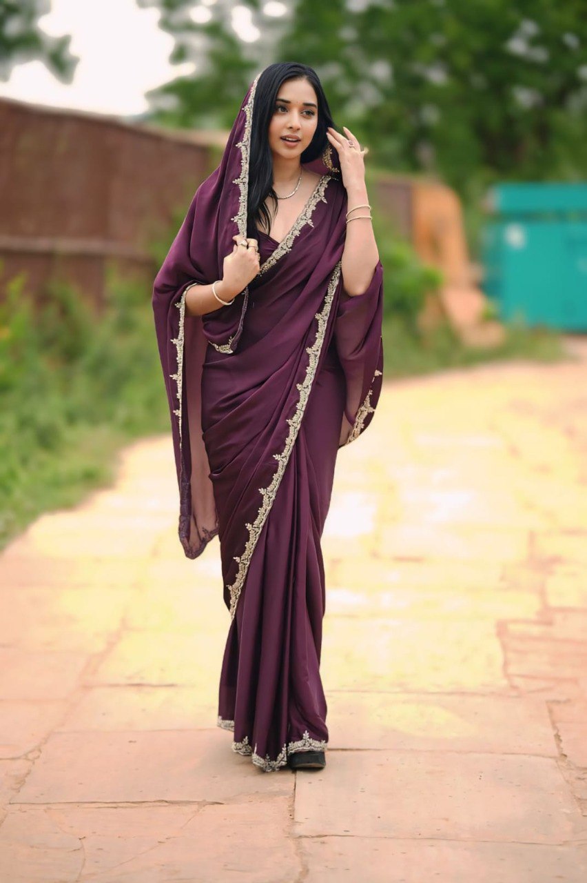 Elegant Ready To Wear Saree - Rangoli Silk