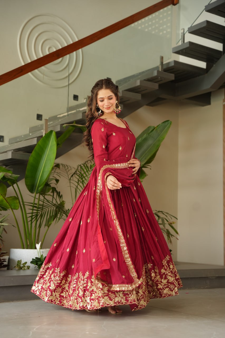 Premium Designer Gown - Exquisite Readymade Collection