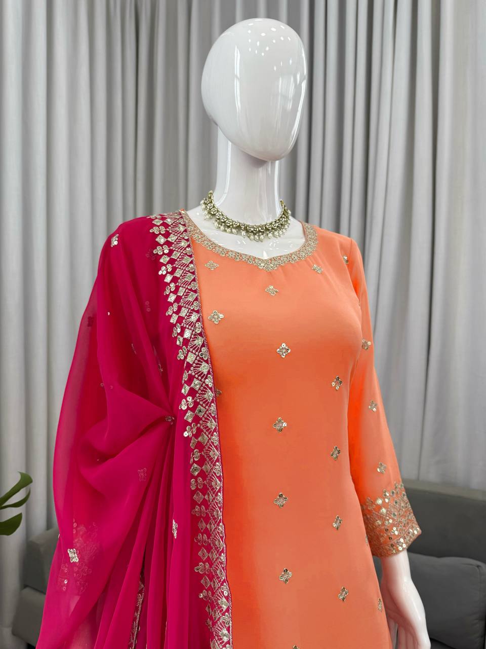 Premium Designer SP Series Ensemble – Real-Model Showcase by RangBhoomi