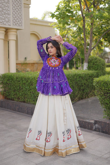 RangBhoomi Navratri Lehenga Choli Collection 2026 - Festive Full-Stitched Set