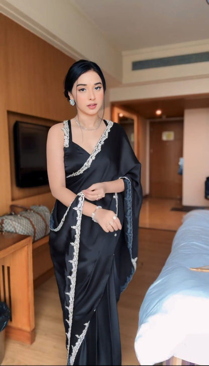 Elegant Ready To Wear Saree - Rangoli Silk